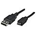 ICOC MUSB-A-001 - Cavo USB 2.0 A maschio / Micro B maschio 0,15 m Nero - Foto miniatura 3